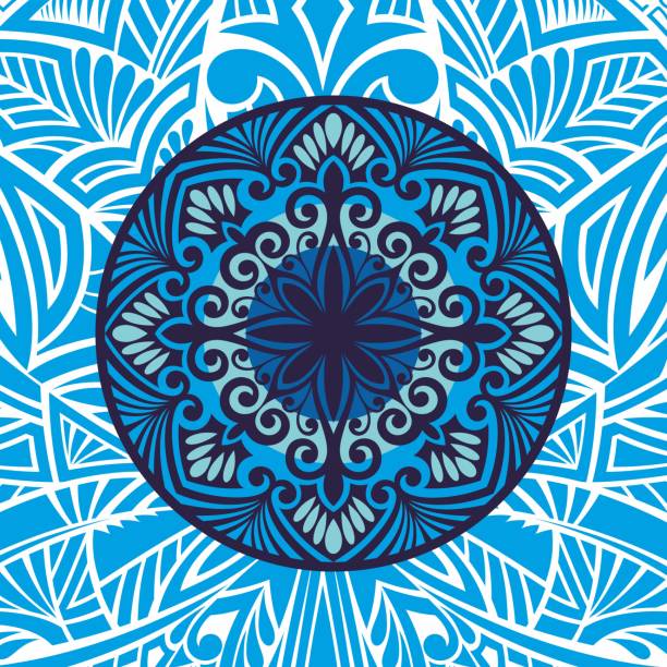 istock Mandala banner. Decorative flower mandala background with place for text. Colorful abstract graphics. Arabic Islamic east style. Vector color illustration. 1416358972
