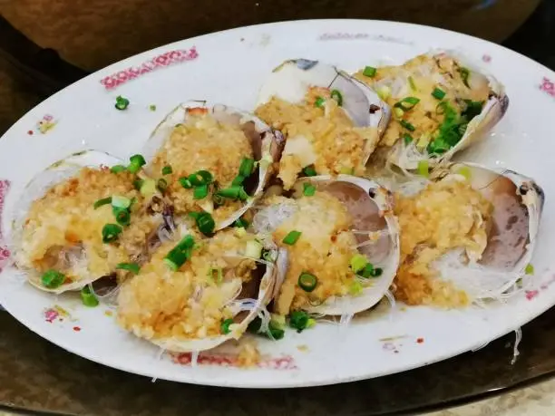 Photo of Garlic Puree steamed scallop