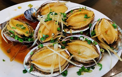 Steamed abalone