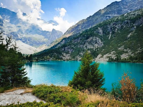istock a beautifull view on the aviolo lake 1416386929
