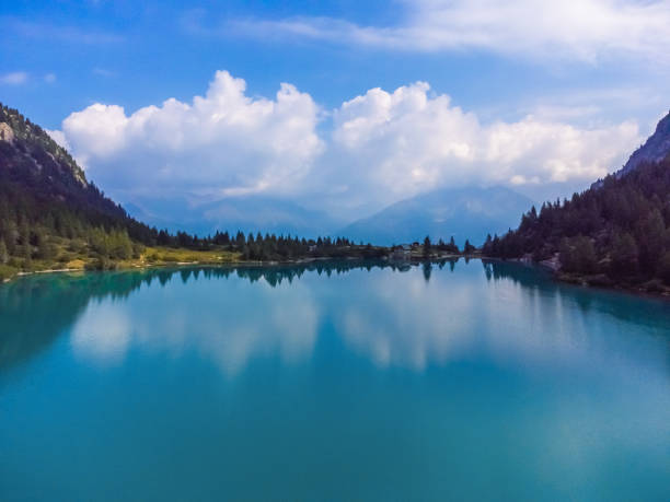 istock a beautifull view on the aviolo lake 1416387967