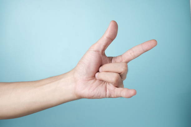 istock Hands gesture rock metal music 1416411925