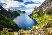 View of Ornfjorden on the Beautiful Norwegian Island of Senja