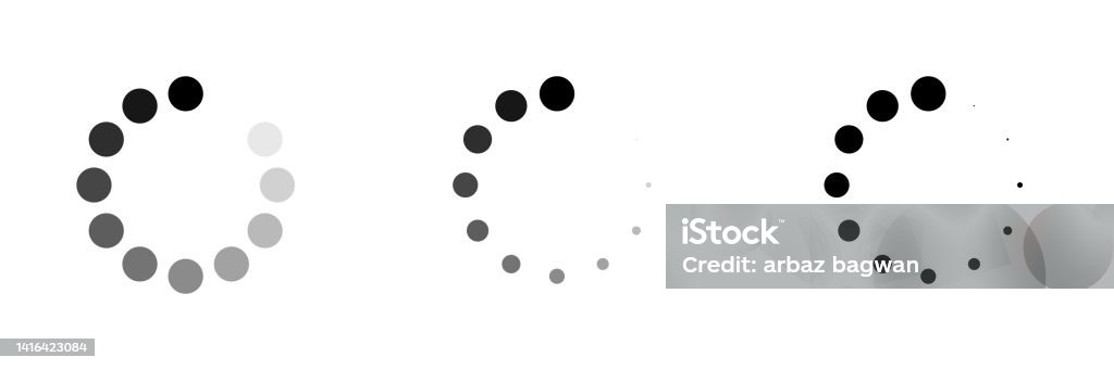 Round Loading Screen Ui Loading Screen Round Circle Progress Countdown Bar Ui Application Stock ...