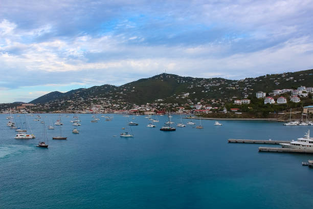 istock St. Thomas, USVI. Heavensight cruise ship dock in Charlotte Amelie. 1416425912
