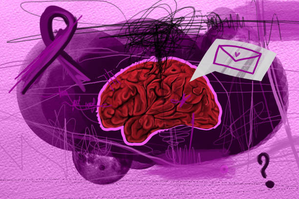 Poster of Alzheimer's disease month Illustration of National Alzheimer's disease month serbia and montenegro stock illustrations