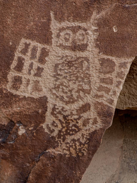 Ancient petroglyph. Fremont Culture, Utah.