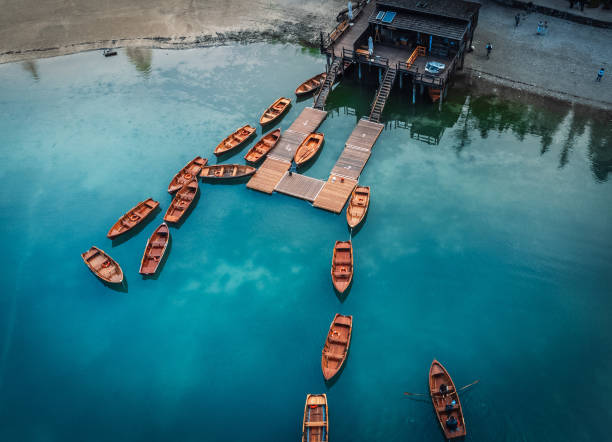 istock a fantastic view on the braies lake 1416443120