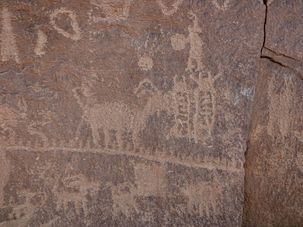 istock Ancient petroglyph. Fremont Culture, Utah. 1416457620