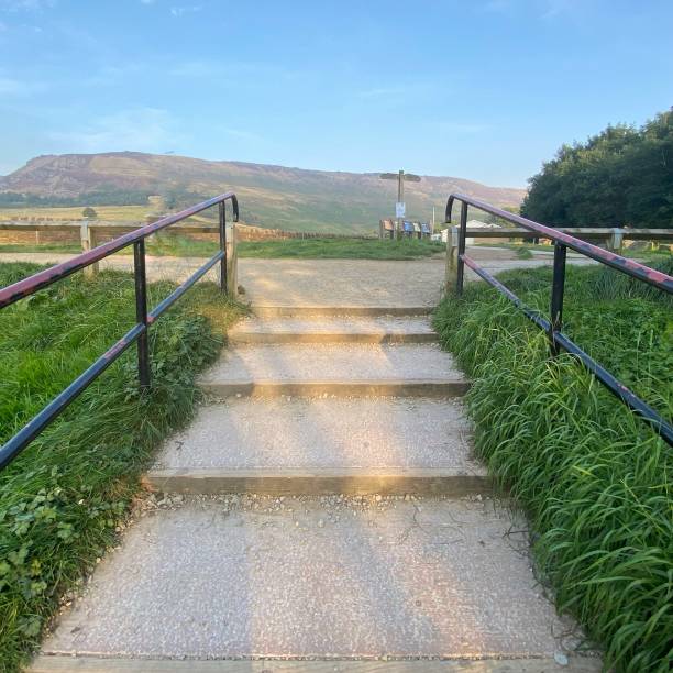 istock Stone Steps At Dovestone Reservoir 1416466043