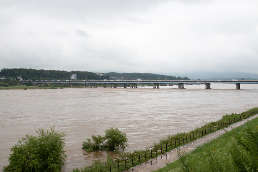 Yeoju Namhan Riverside after the rainy season