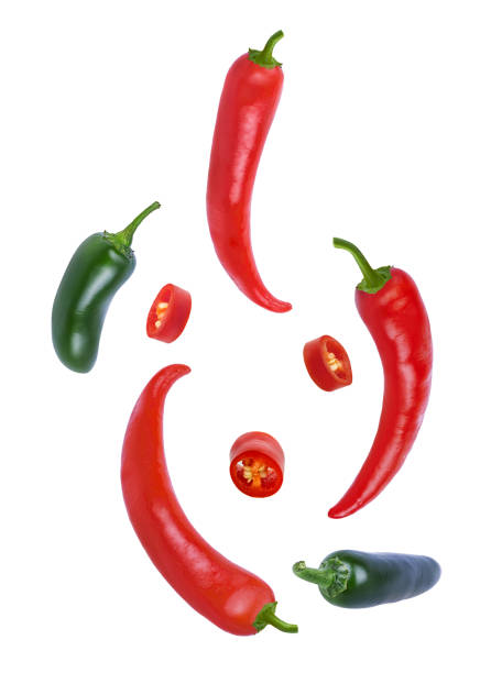 istock Ripe pepper chili isolated on white 1416475046
