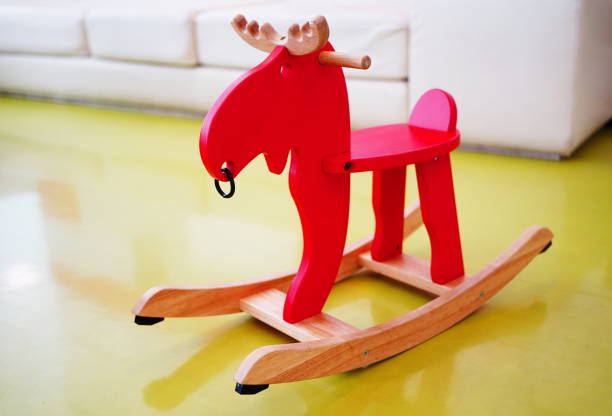 istock Wooden rocking deer 1416475762