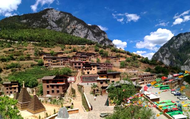 istock Come again 17 years later,  Bala village is already a scenic spot 1416475959