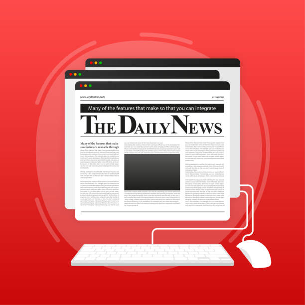 istock Blank daily newspaper. Breaking news. News and press. 1416476257
