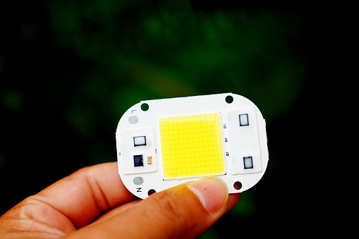 Close-up Powerful LED chip