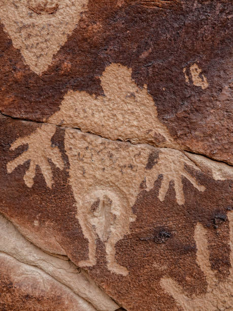 istock Ancient petroglyph. Fremont Culture, Utah. 1416484724