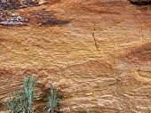 istock Close-up of fractured cross-bedded sandstone. 1416490287