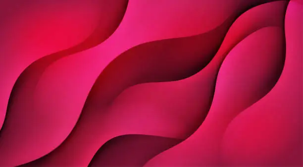 Vector illustration of Purple and rose flow abstract background.