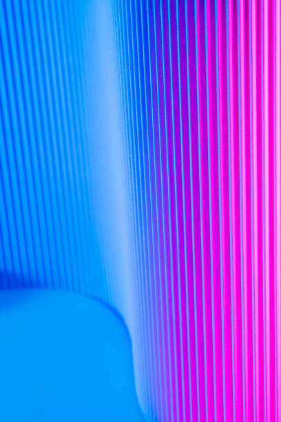 istock Abstract geometric background with pink and blue hues. 1416524108