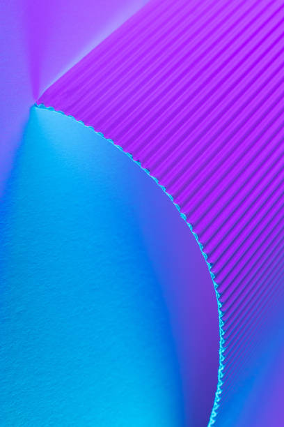 istock Abstract geometric background with violet and teal hues. 1416524979