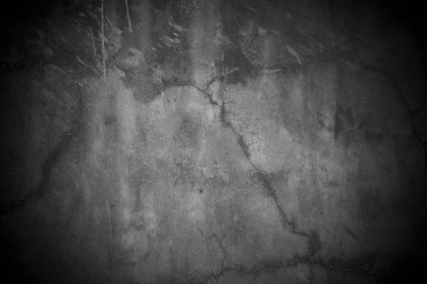istock Old wall texture cement dark black gray  background abstract grey color design are light with white gradient background. 1416559500