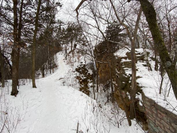 istock Snowy Midwestern Lanscape 1416559716