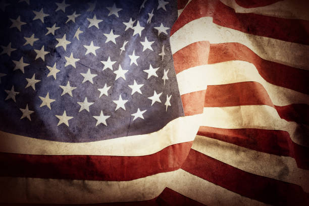 istock Grunge American flag 1416568674