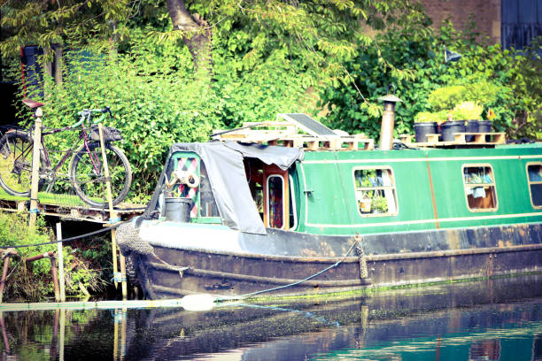 istock Narrow boat 1416585856