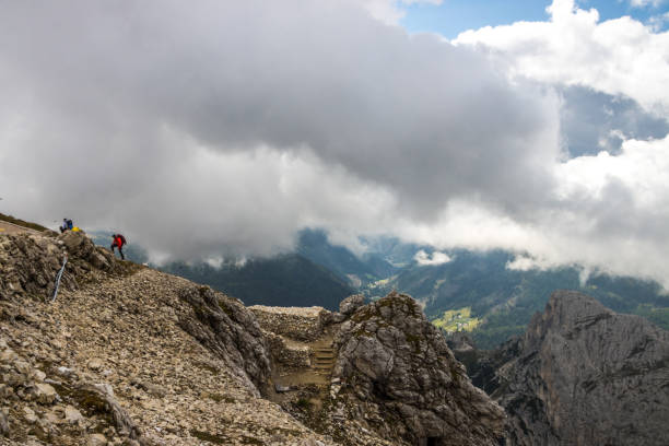 istock Mountain trail in Dolomites 1416597000