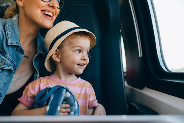 istock An Anonymous Mother And Daughter Riding On The Train Together 1416623541