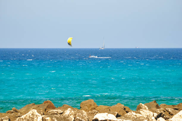 Gorgeous Italy beautiful sea views athletes kayaking