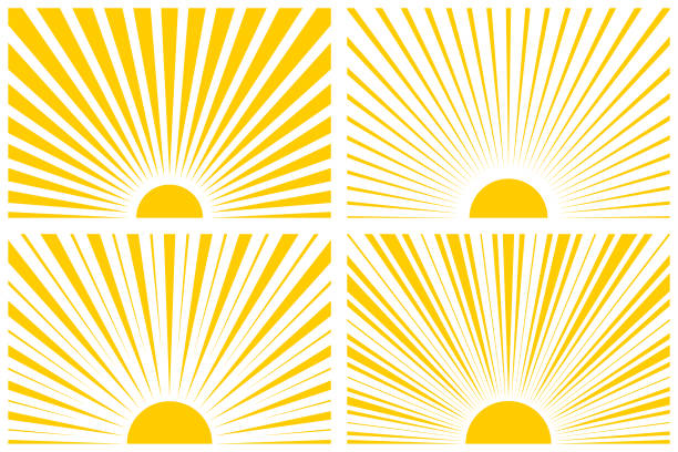 sunburst - indigenous culture flash stock illustrations