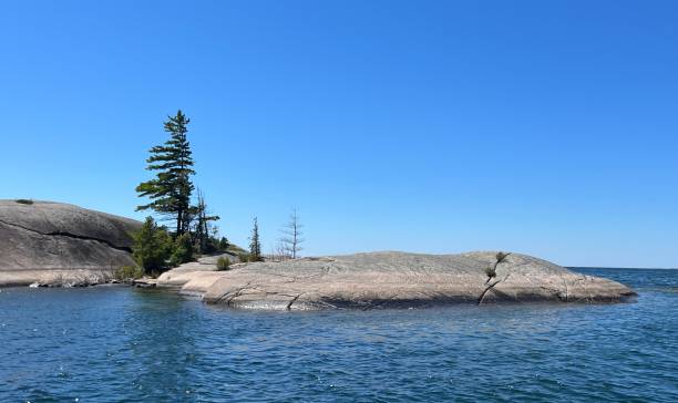 istock Weathered Rocks in Georgian Bay 1416640127