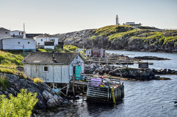 Port at Basques Lighthouse, Newfoundland