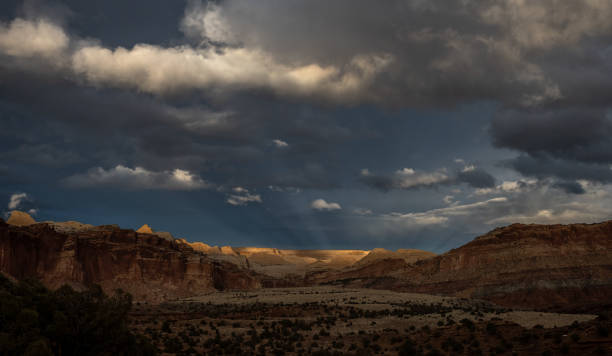 istock Vast Capitol Reef National Park with Subtle Sun Rays 1416693486