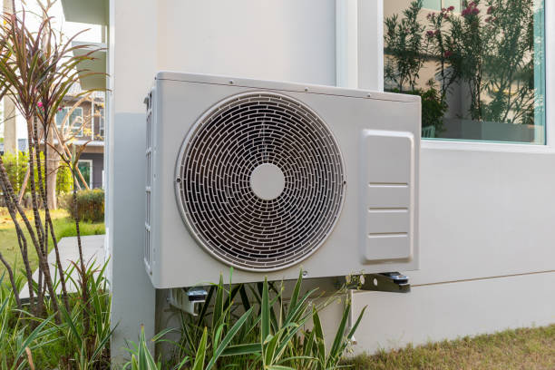 istock Air condition outdoor unit compressor install outside the house 1416703074