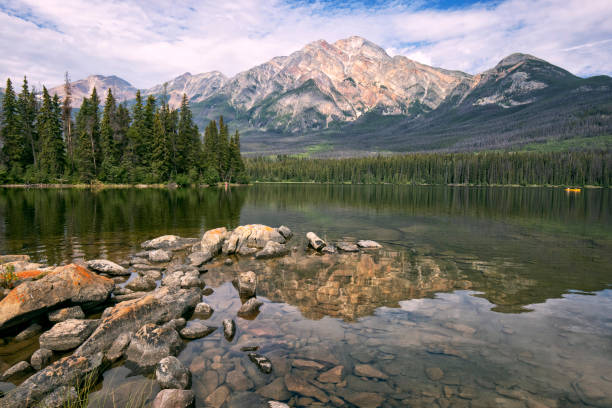 istock Pyramid Lake in summer, Jasper National Park, AB, Canada 1416707473