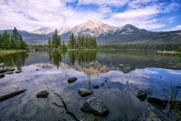 istock Pyramid Lake in summer, Jasper National Park, AB, Canada 1416707504