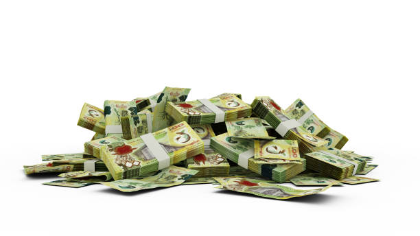 istock 3D Stack of Papua New Guinean kina notes 1416709137