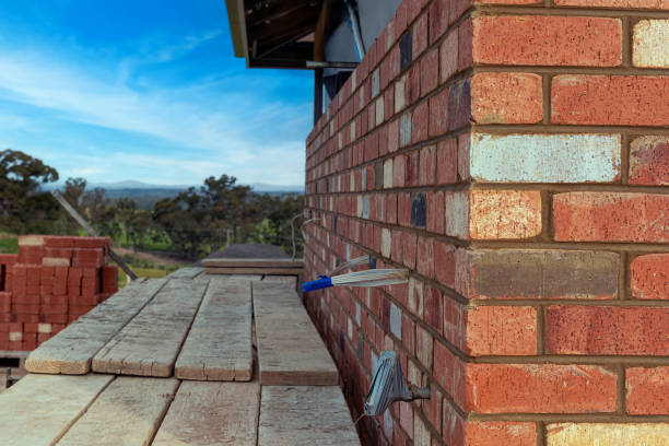 Residential house being built