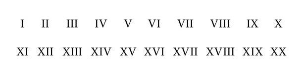 ilustrações, clipart, desenhos animados e ícones de conjunto de numerais romanos, de 1 a 20. vetor isolado em fundo branco. - algarismo romano
