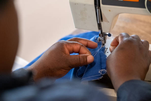 istock African woman sewing 1416770850
