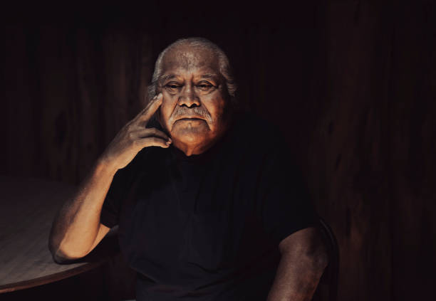 Senior navajo man portrait