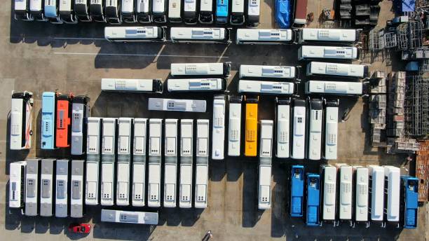 istock Electric bus production plant 1416774496