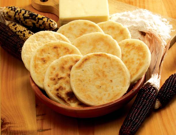 istock Traditional Colombian roasted white corn arepa 1416777079