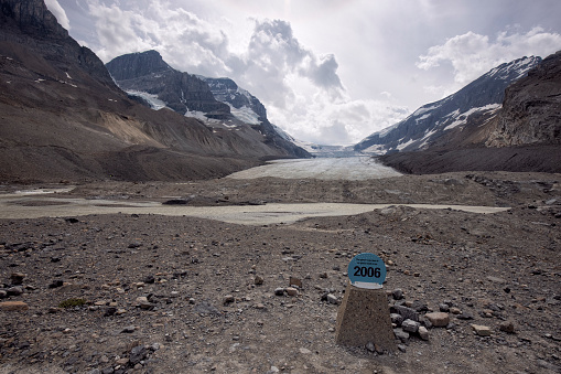 Columbia Icefield in summer, Jasper National Park, AB, Canada