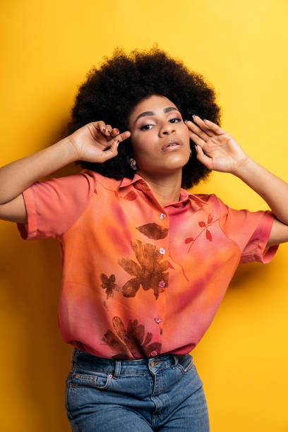 istock Pretty Afro Girl in Studio 1416790997