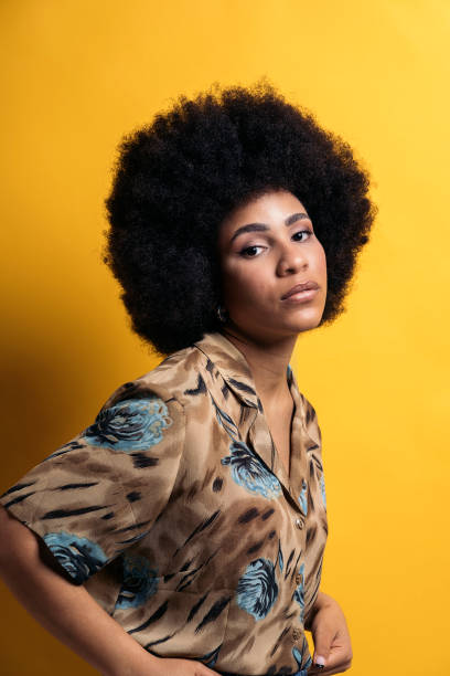istock Pretty Afro Girl in Studio 1416791034