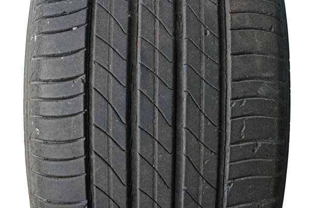 istock Tread of a Used Tyre 1416802114